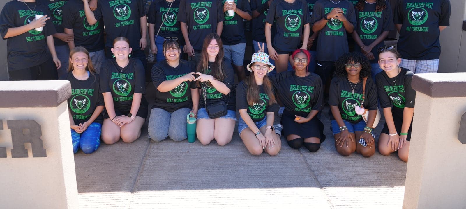 Highland Prep West families and students on campus